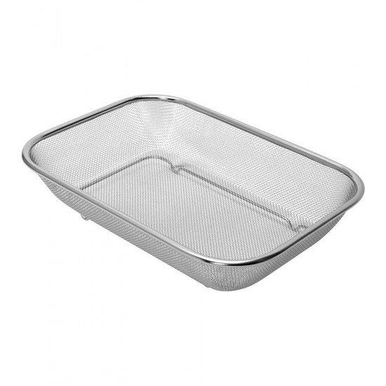 Escorredor 20cm Por 15cm Multiuso Pequeno Aço Inox Mimo Style
